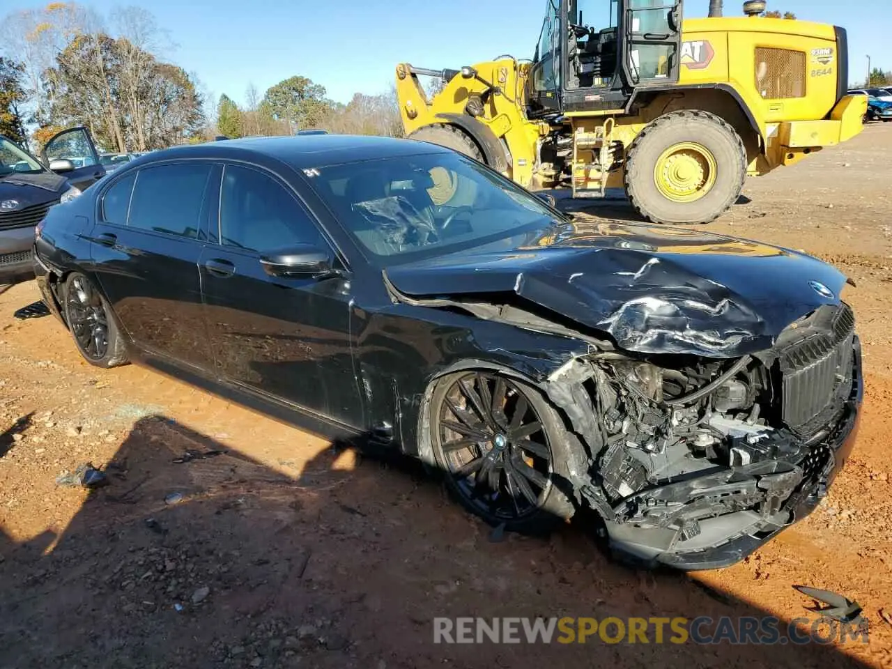 4 fotografías del automóvil dañado WBA7T2C0XMCF73621 BMW 7 SERIES 2021