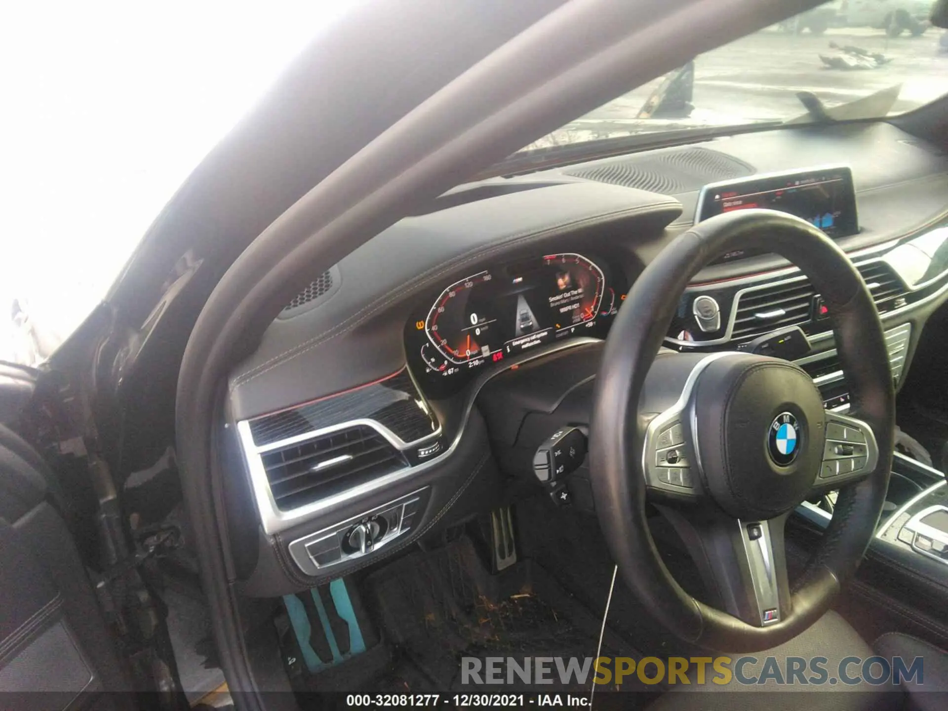 12 fotografías del automóvil dañado WBA7T4C0XMCG72077 BMW 7 SERIES 2021