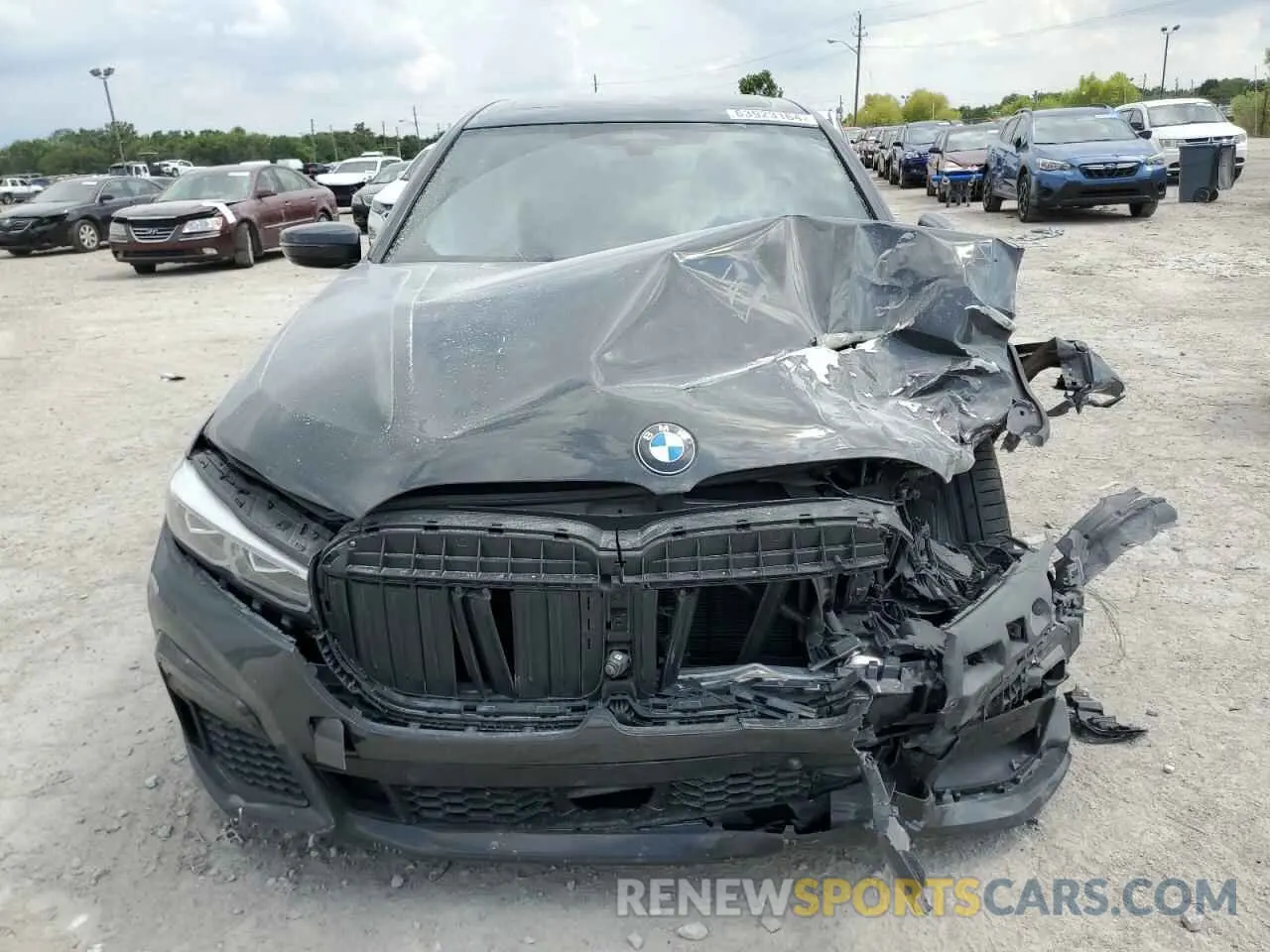5 fotografías del automóvil dañado WBA7U2C02MCE47511 BMW 7 SERIES 2021
