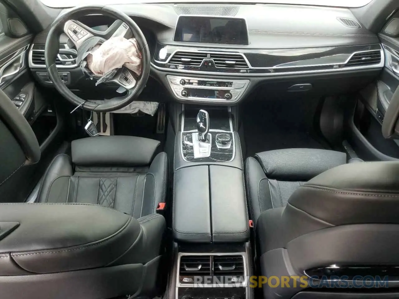 8 fotografías del automóvil dañado WBA7U2C02MCE47511 BMW 7 SERIES 2021