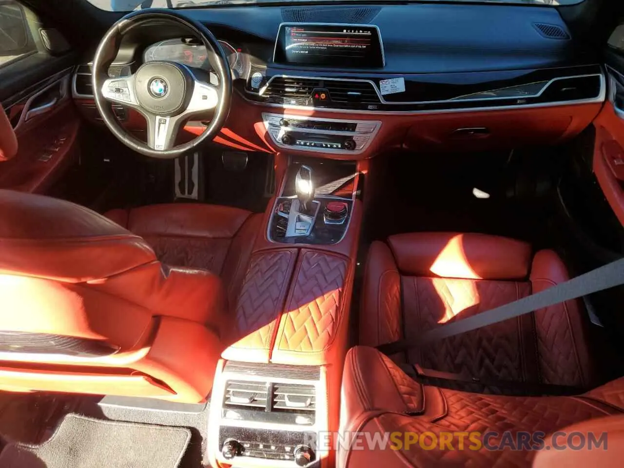 8 fotografías del automóvil dañado WBA7U2C03MCE67380 BMW 7 SERIES 2021