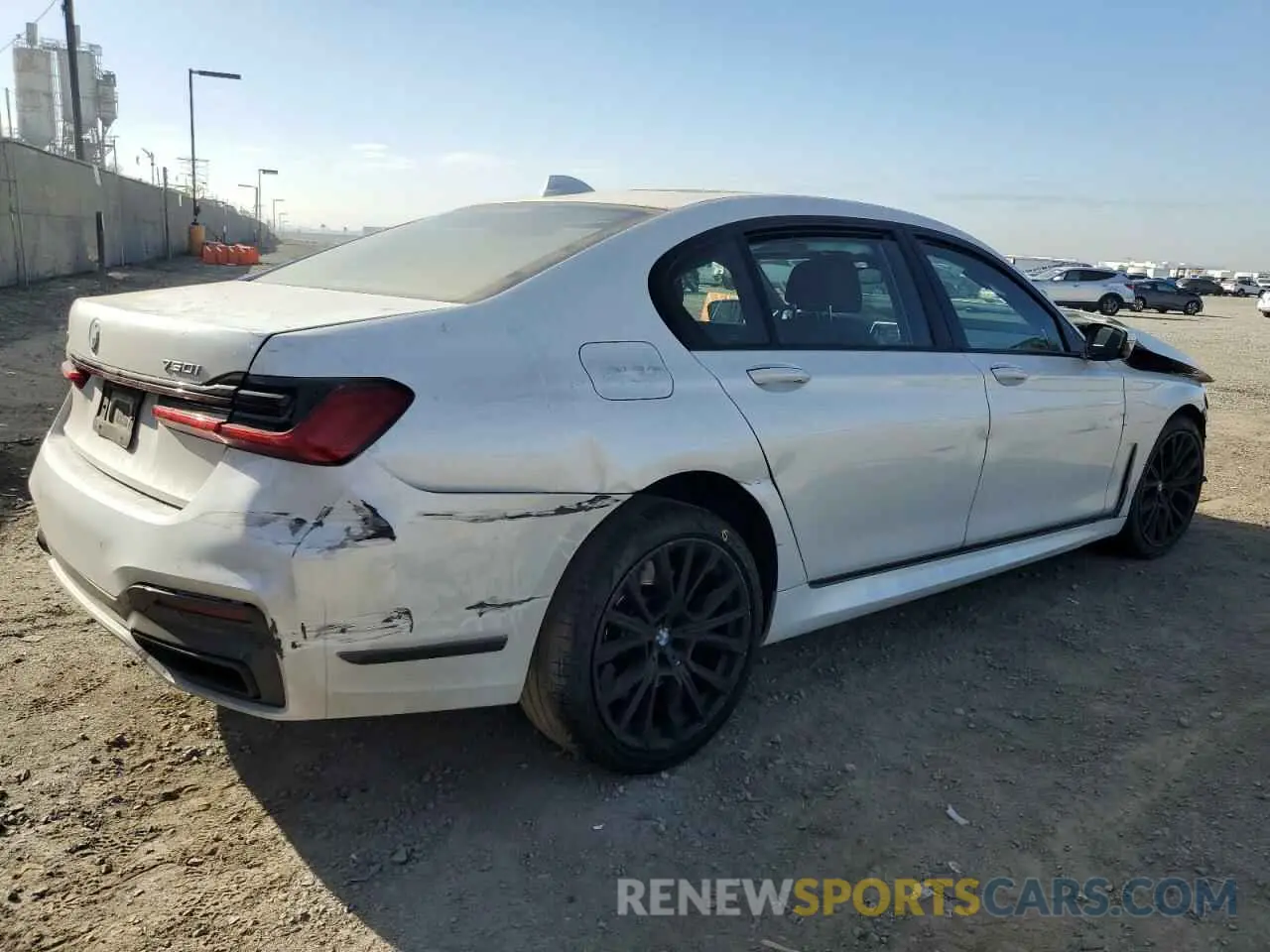 3 fotografías del automóvil dañado WBA7U2C03MCG02616 BMW 7 SERIES 2021