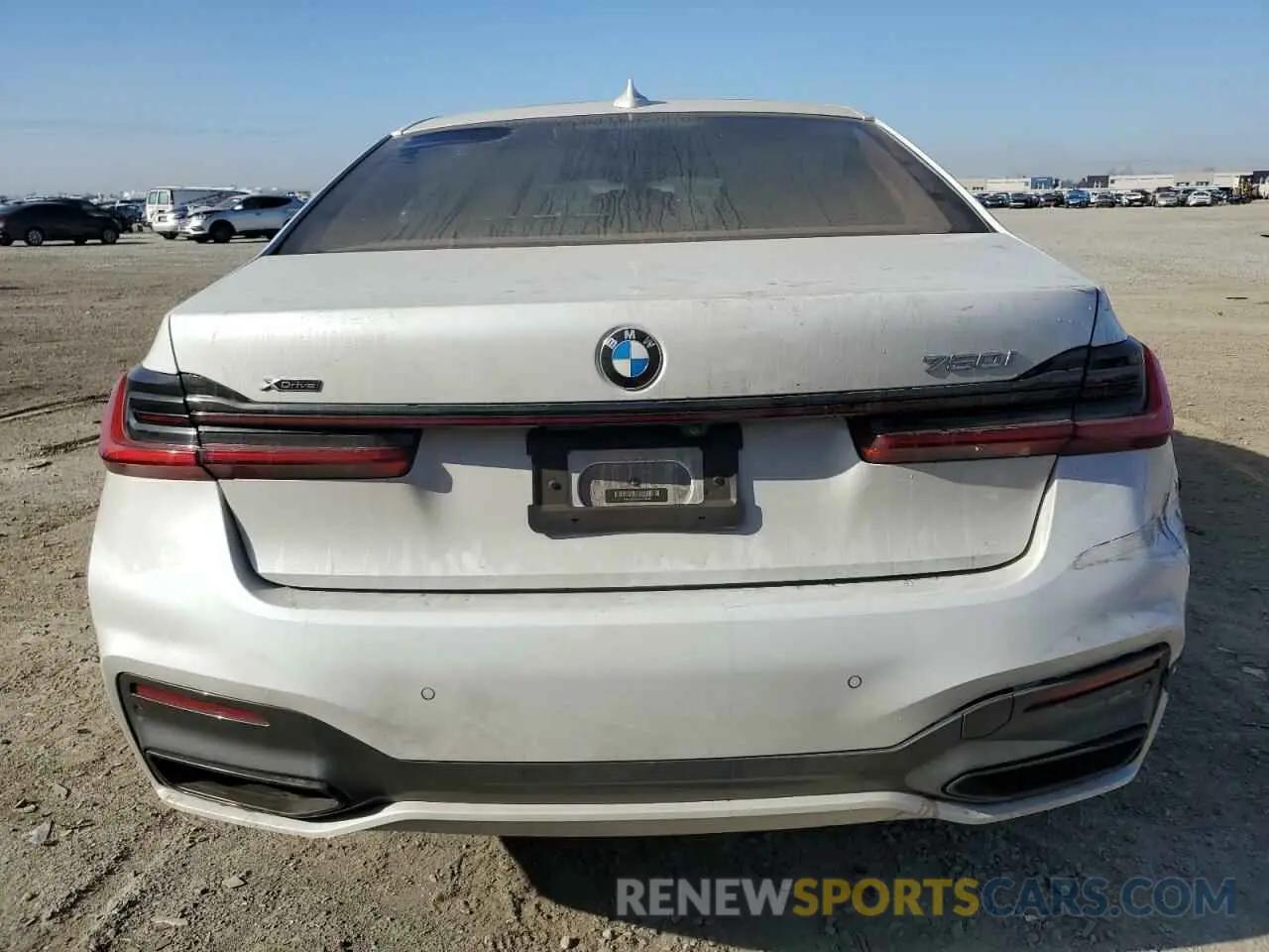 6 fotografías del automóvil dañado WBA7U2C03MCG02616 BMW 7 SERIES 2021