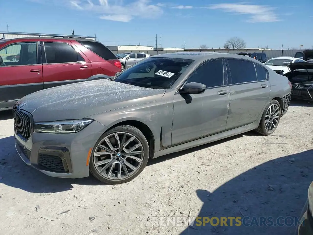 1 fotografías del automóvil dañado WBA7U2C05MCF09340 BMW 7 SERIES 2021