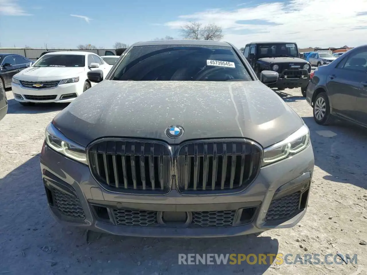 5 fotografías del automóvil dañado WBA7U2C05MCF09340 BMW 7 SERIES 2021