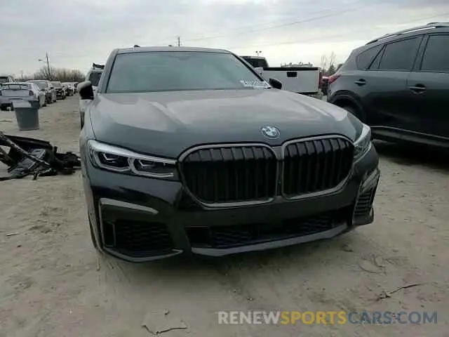 11 fotografías del automóvil dañado WBA7U2C05MCF78609 BMW 7 SERIES 2021