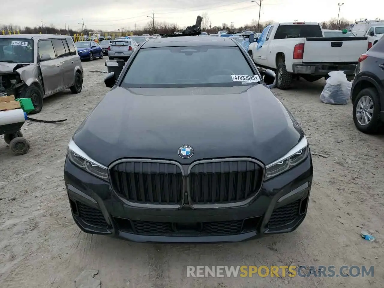 5 fotografías del automóvil dañado WBA7U2C05MCF78609 BMW 7 SERIES 2021