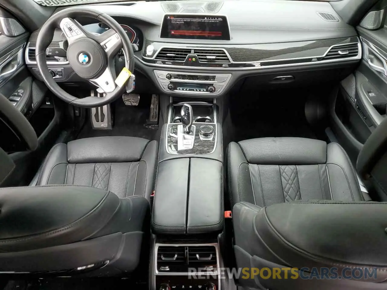 8 fotografías del automóvil dañado WBA7U2C05MCF78609 BMW 7 SERIES 2021