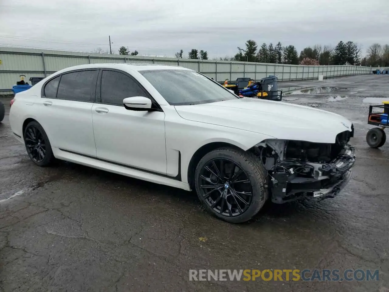 4 fotografías del automóvil dañado WBA7U2C06MCE49097 BMW 7 SERIES 2021