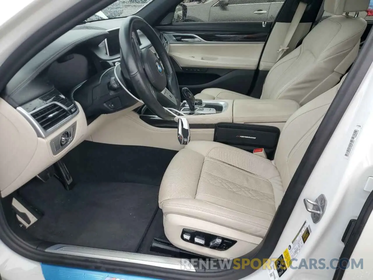 7 fotografías del automóvil dañado WBA7U2C06MCE49097 BMW 7 SERIES 2021
