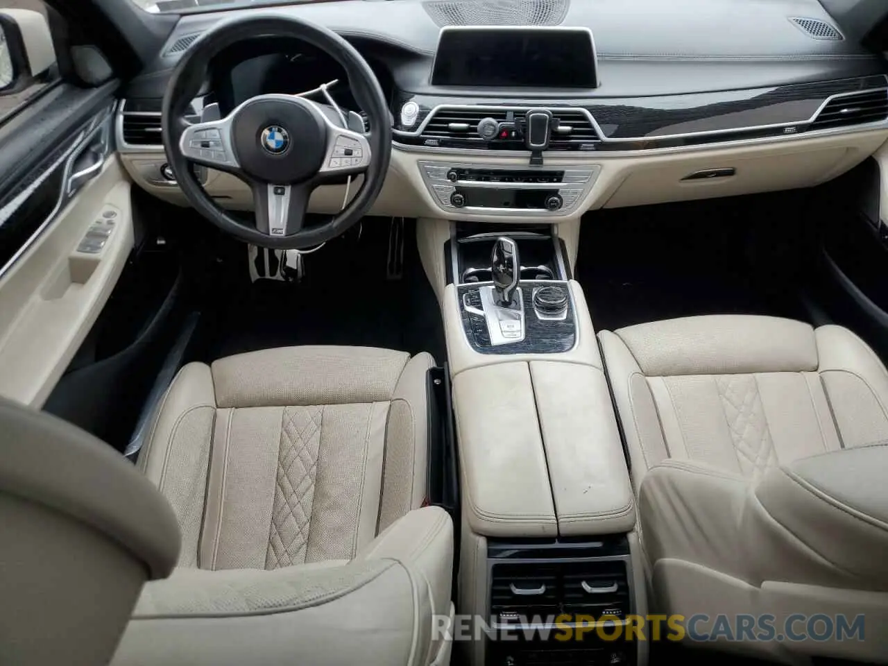 8 fotografías del automóvil dañado WBA7U2C06MCE49097 BMW 7 SERIES 2021