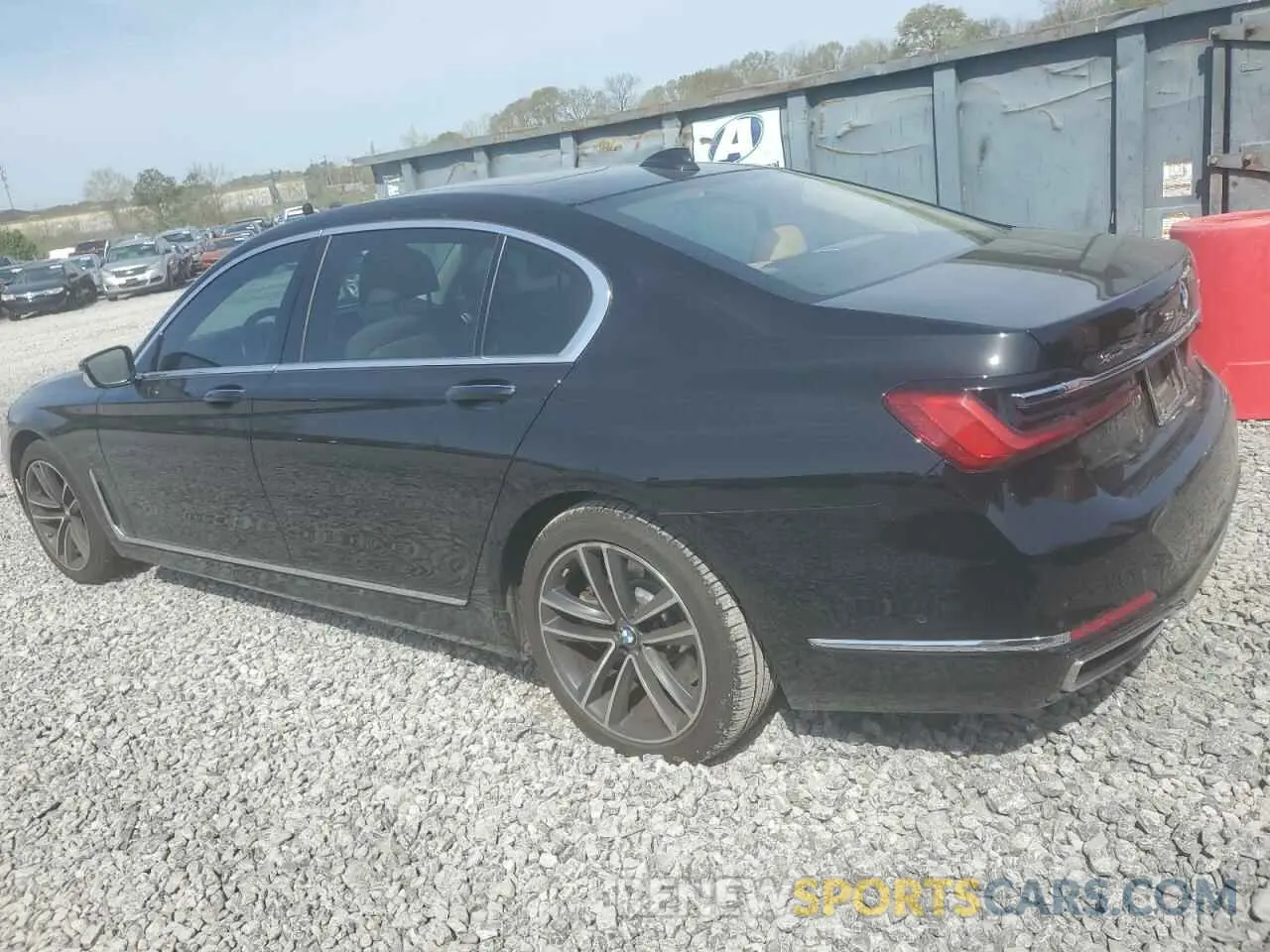 2 fotografías del automóvil dañado WBA7U2C07MCG34372 BMW 7 SERIES 2021