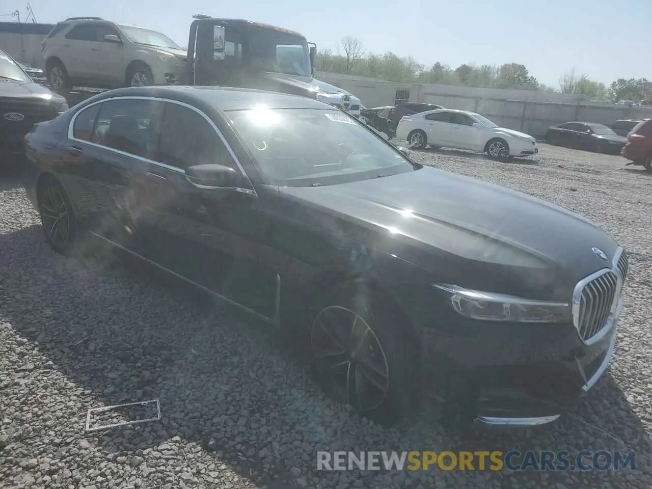 4 fotografías del automóvil dañado WBA7U2C07MCG34372 BMW 7 SERIES 2021