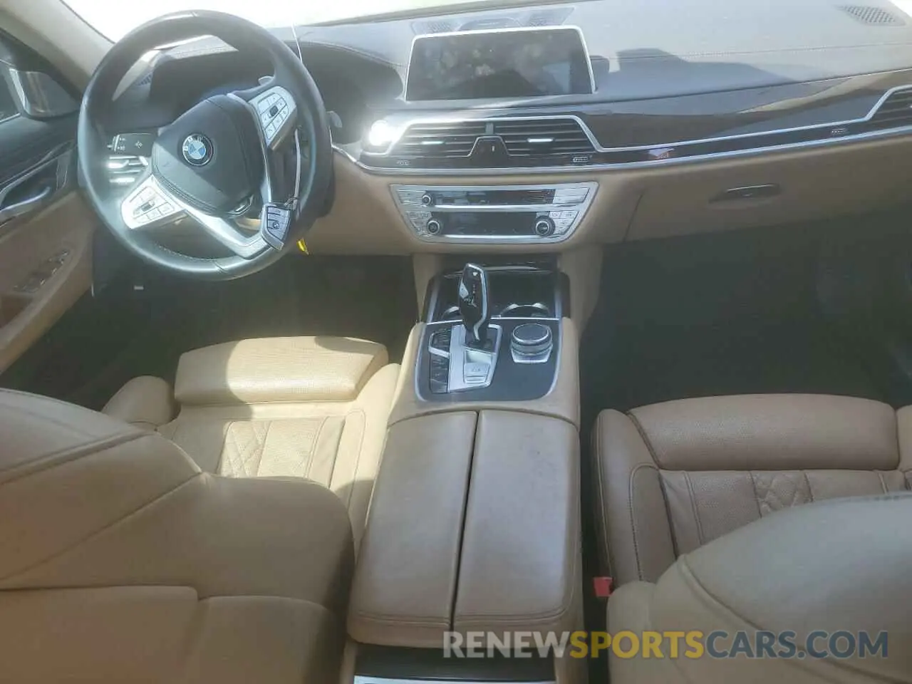 8 fotografías del automóvil dañado WBA7U2C07MCG34372 BMW 7 SERIES 2021