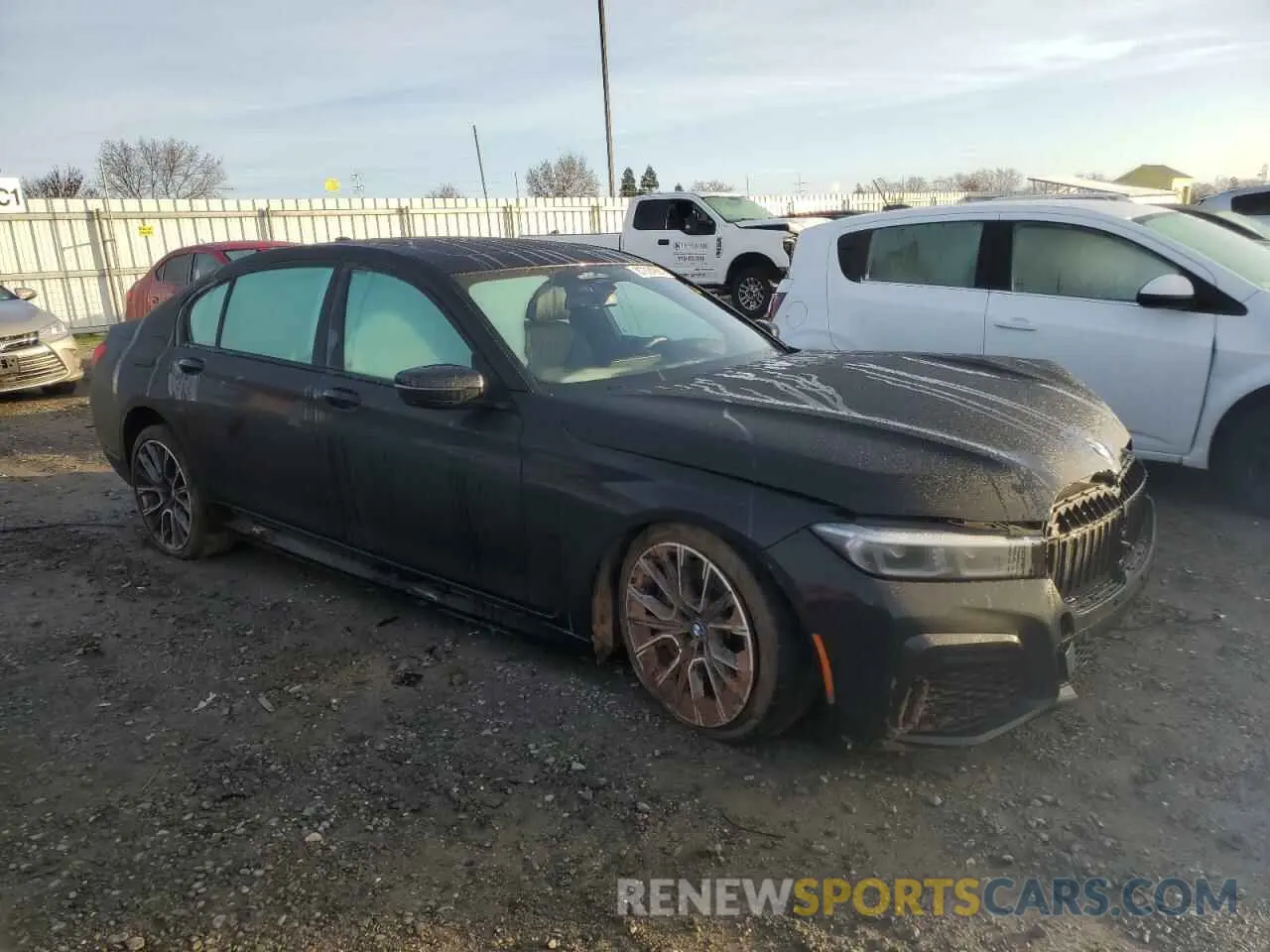 4 fotografías del automóvil dañado WBA7U2C08MCE90587 BMW 7 SERIES 2021