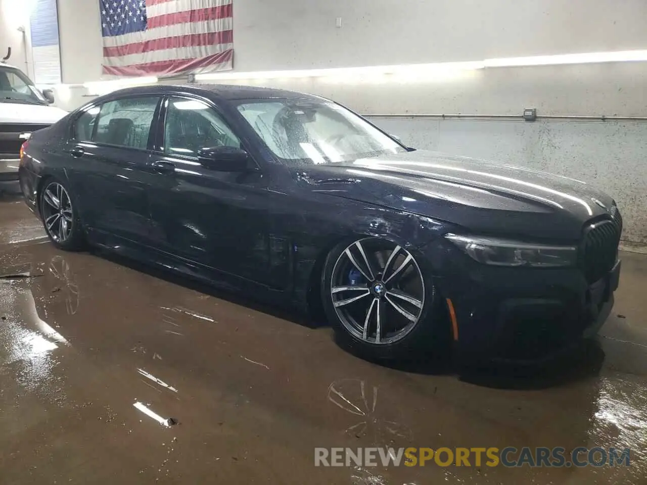 4 fotografías del automóvil dañado WBA7U2C08MCF39996 BMW 7 SERIES 2021