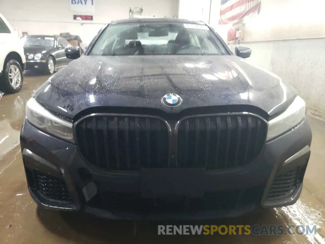 5 fotografías del automóvil dañado WBA7U2C08MCF39996 BMW 7 SERIES 2021