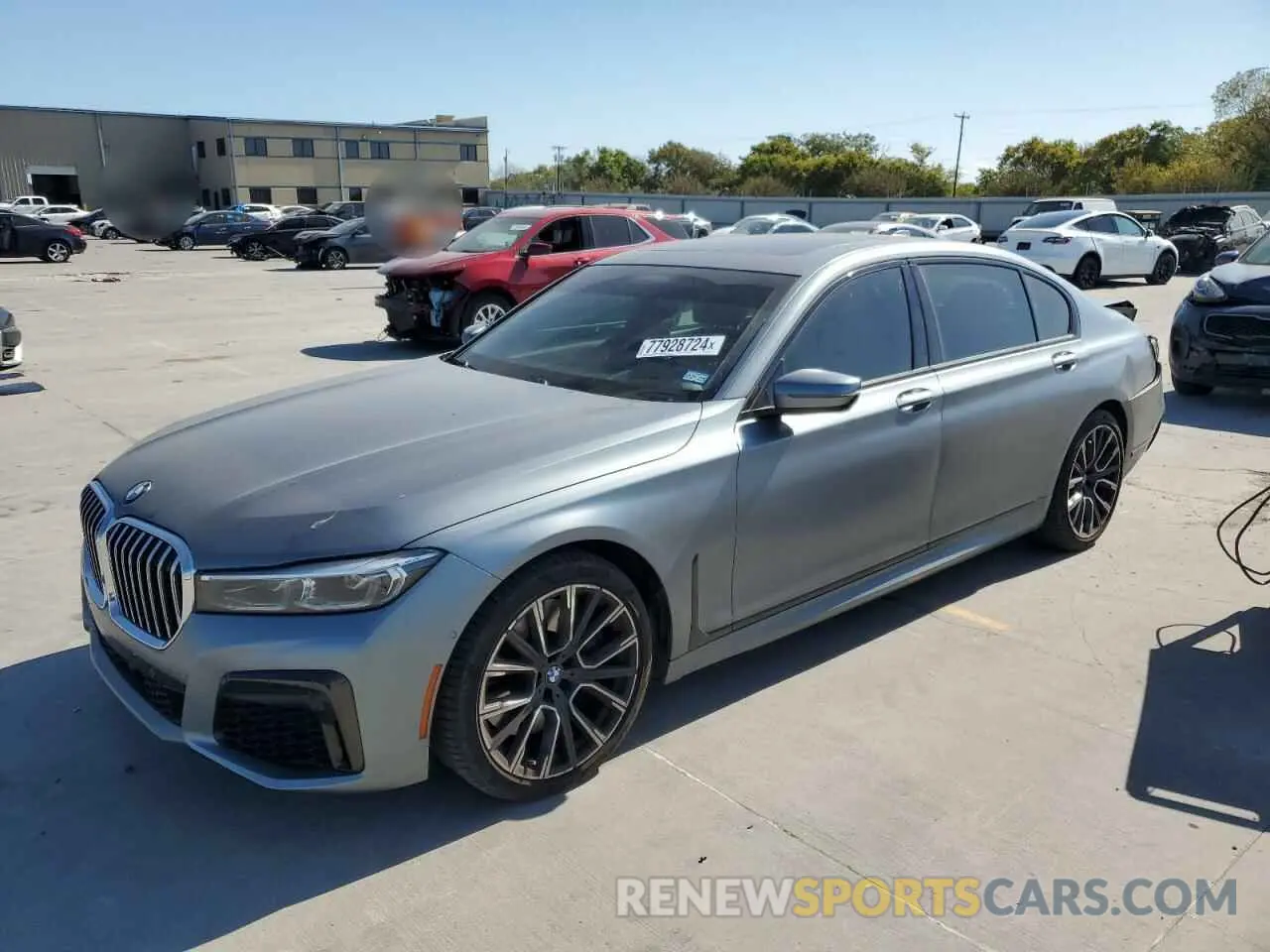 1 fotografías del automóvil dañado WBA7U2C0XMCF41152 BMW 7 SERIES 2021
