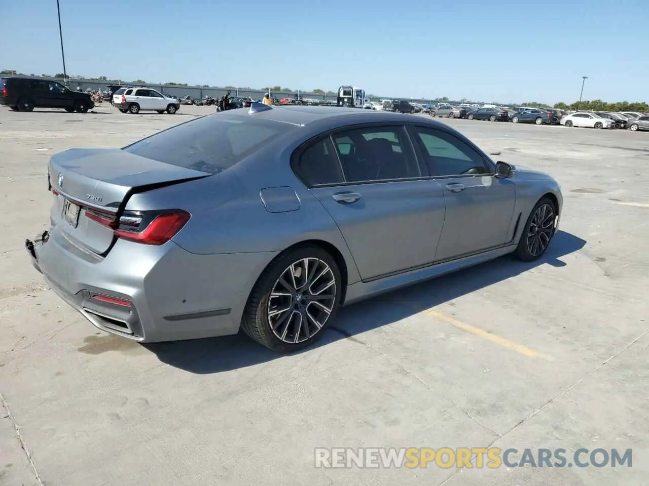 3 fotografías del automóvil dañado WBA7U2C0XMCF41152 BMW 7 SERIES 2021