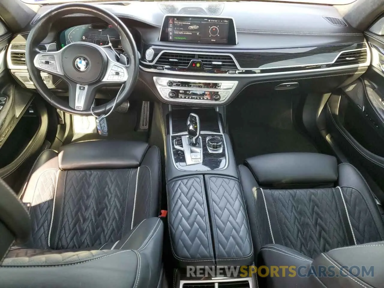 8 fotografías del automóvil dañado WBA7U2C0XMCF41152 BMW 7 SERIES 2021