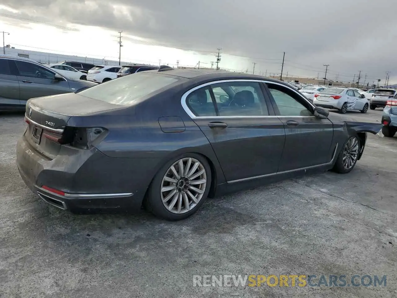 3 fotografías del automóvil dañado WBA7T2C02NCG97528 BMW 7 SERIES 2022