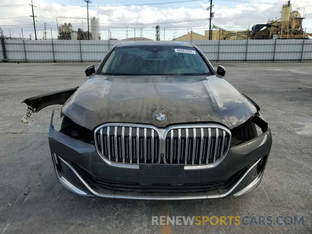 5 fotografías del automóvil dañado WBA7T2C02NCG97528 BMW 7 SERIES 2022
