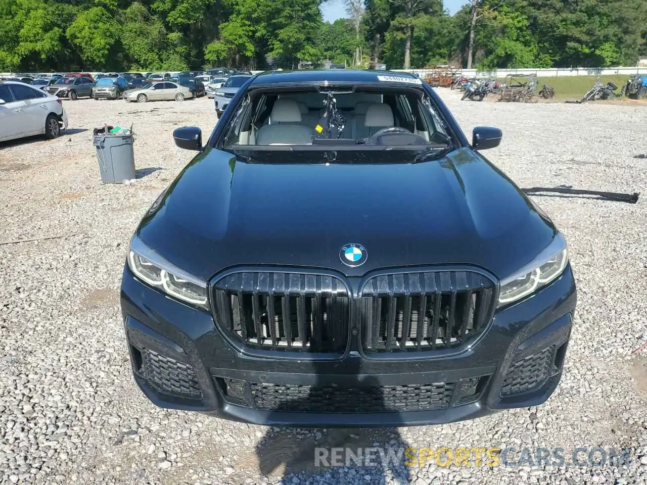 5 fotografías del automóvil dañado WBA7T2C06NCH89483 BMW 7 SERIES 2022