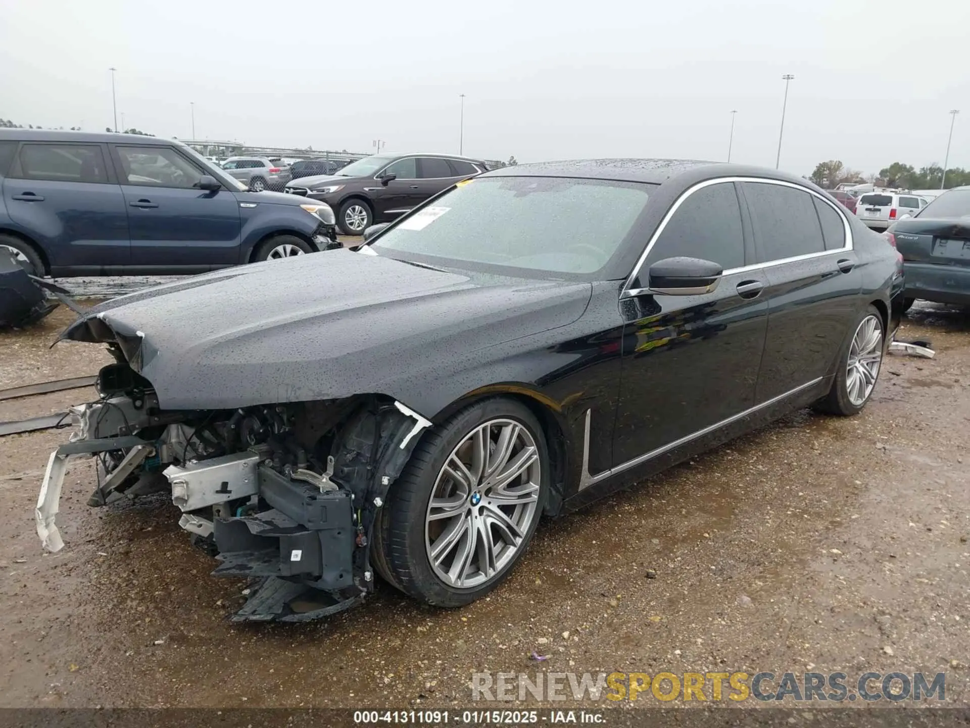 2 fotografías del automóvil dañado WBA7T2C06NCJ59265 BMW 7 SERIES 2022