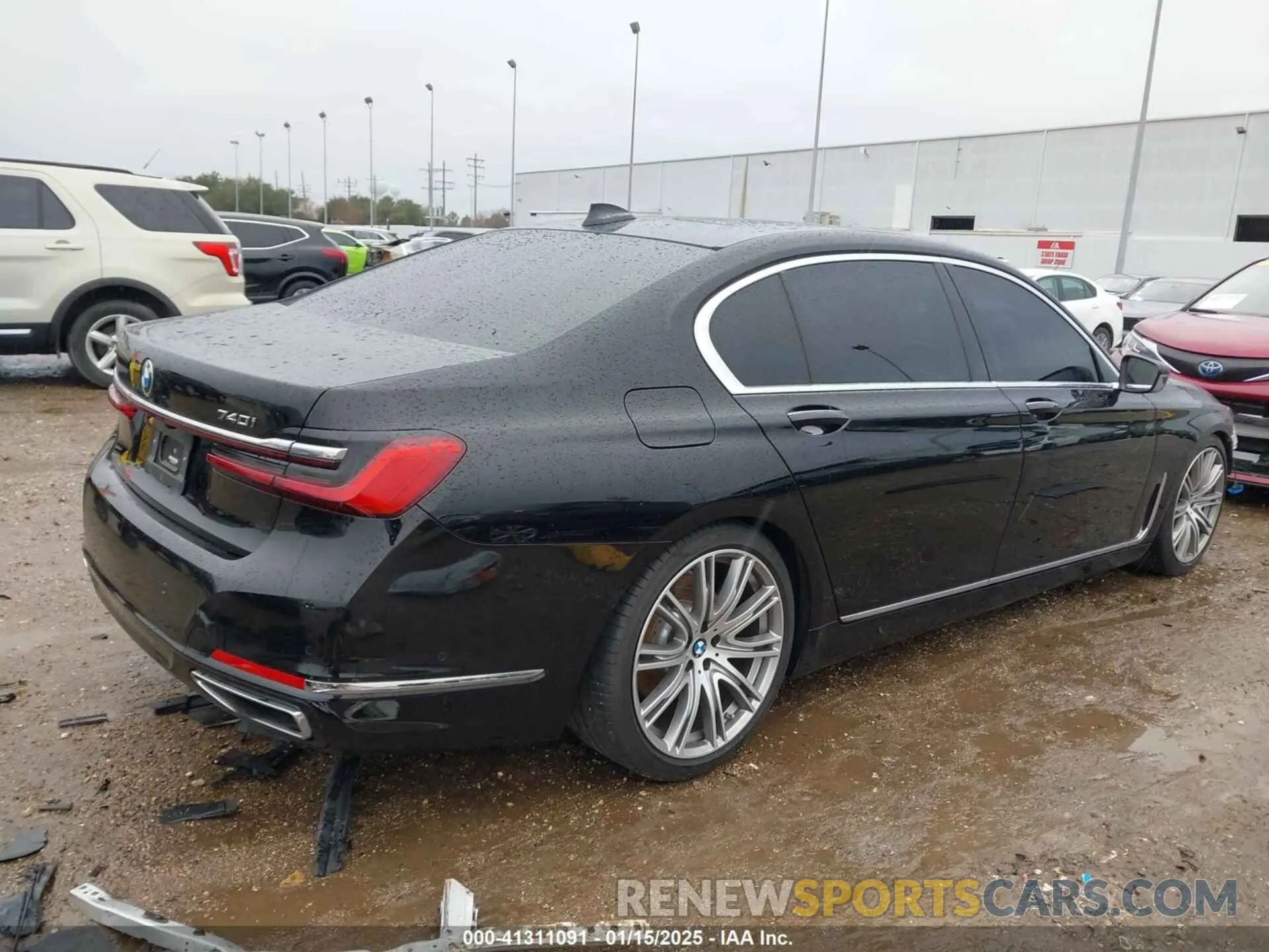 4 fotografías del automóvil dañado WBA7T2C06NCJ59265 BMW 7 SERIES 2022
