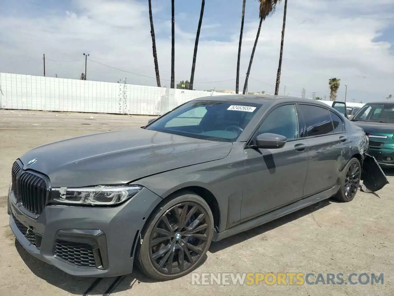 1 fotografías del automóvil dañado WBA7T2C09NCJ17186 BMW 7 SERIES 2022