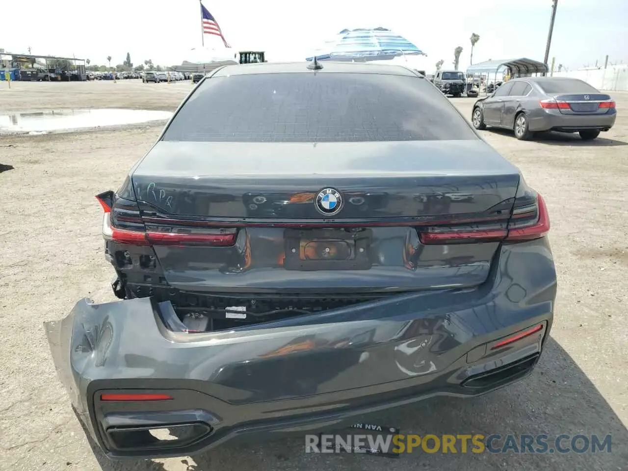 6 fotografías del automóvil dañado WBA7T2C09NCJ17186 BMW 7 SERIES 2022