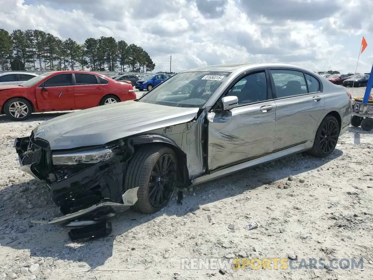 1 fotografías del automóvil dañado WBA7T2C09NCJ48292 BMW 7 SERIES 2022