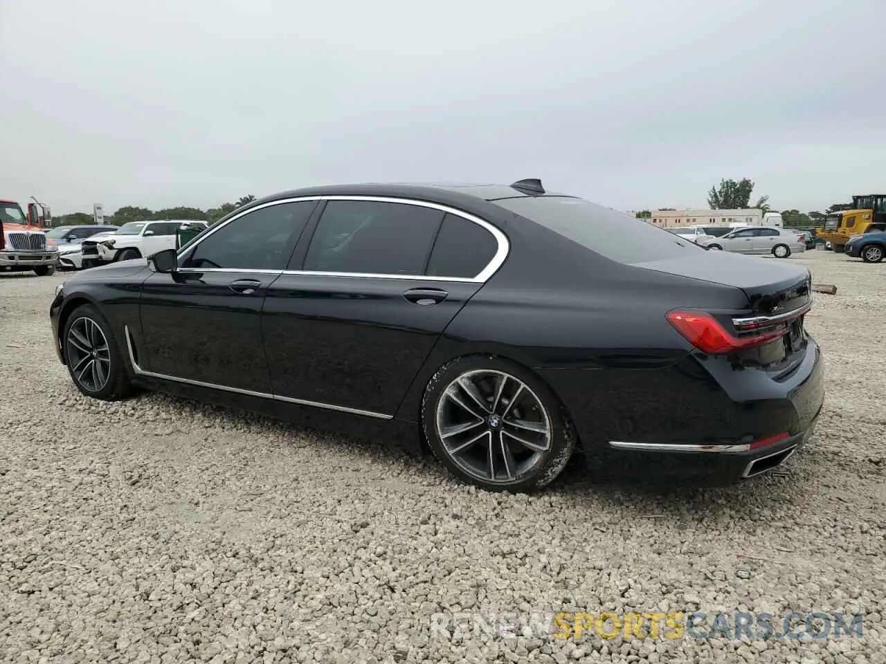 2 fotografías del automóvil dañado WBA7U2C02NCJ27538 BMW 7 SERIES 2022