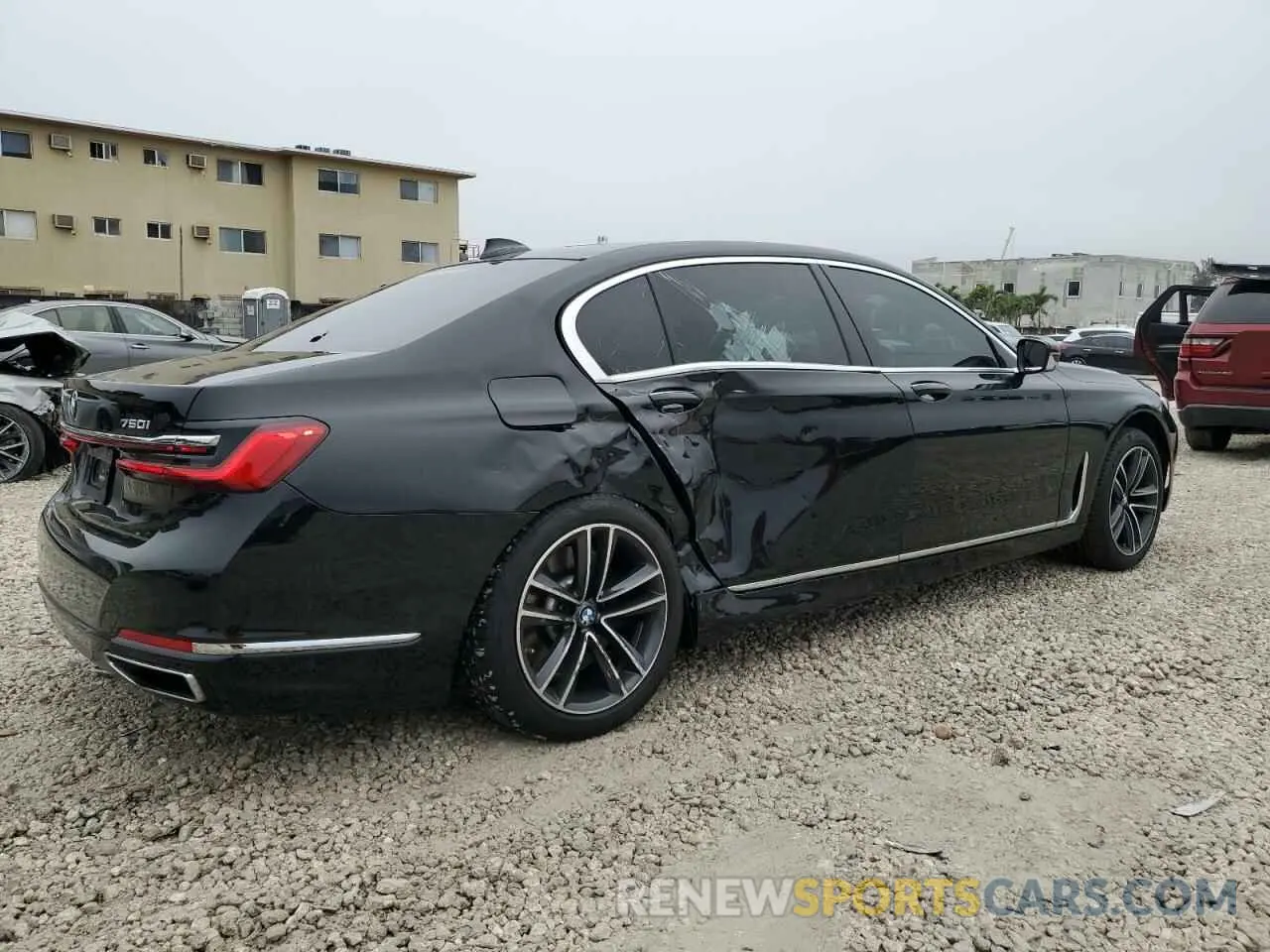 3 fotografías del automóvil dañado WBA7U2C02NCJ27538 BMW 7 SERIES 2022