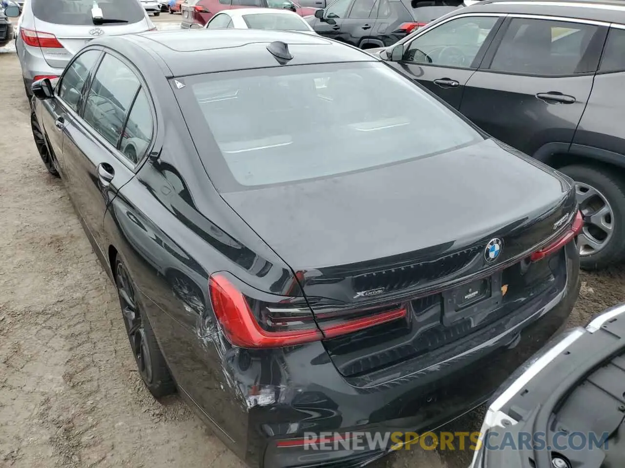 6 fotografías del automóvil dañado WBA7U2C08NCJ21887 BMW 7 SERIES 2022