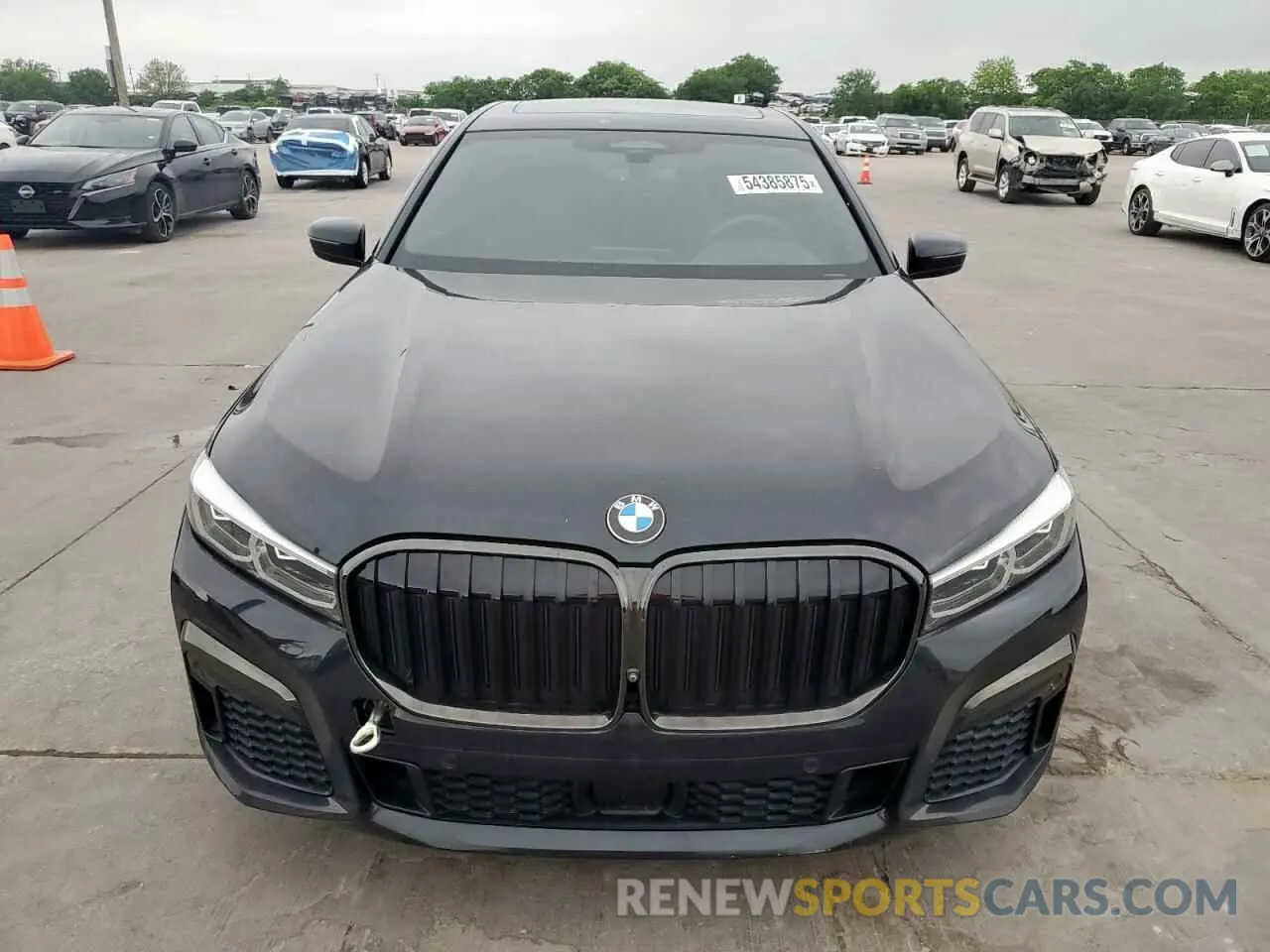5 fotografías del automóvil dañado WBA7U2C0XNCH51378 BMW 7 SERIES 2022