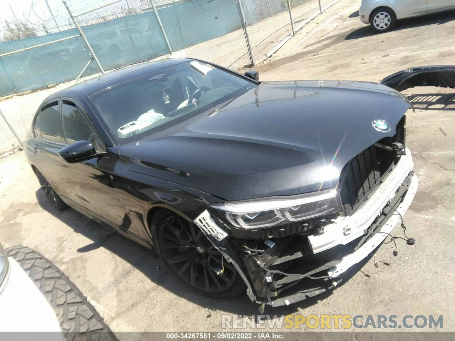1 fotografías del automóvil dañado WBA7U2C0XNCJ24628 BMW 7 SERIES 2022