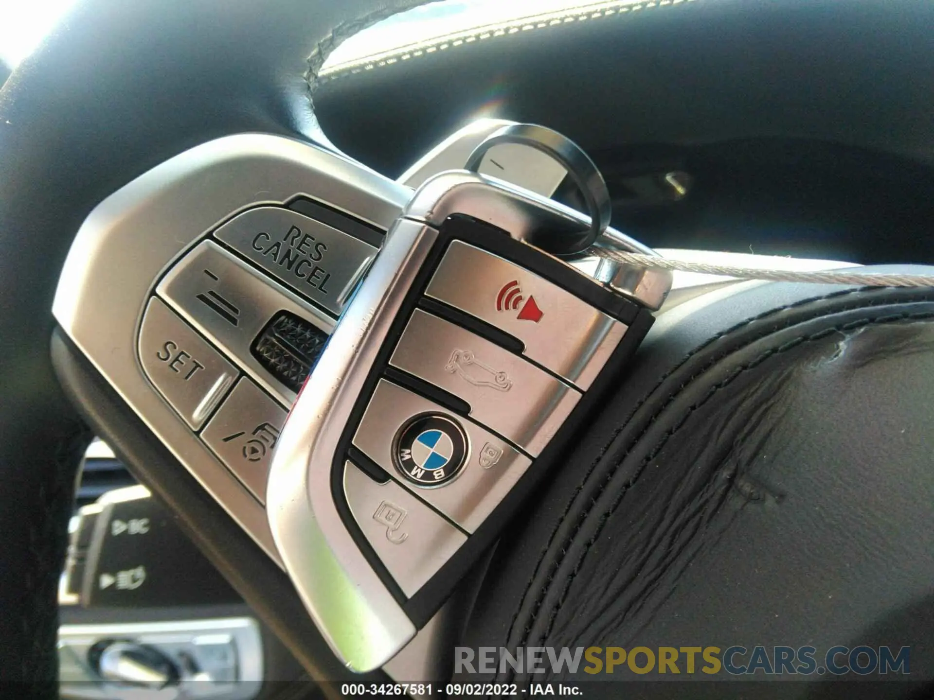 11 fotografías del automóvil dañado WBA7U2C0XNCJ24628 BMW 7 SERIES 2022