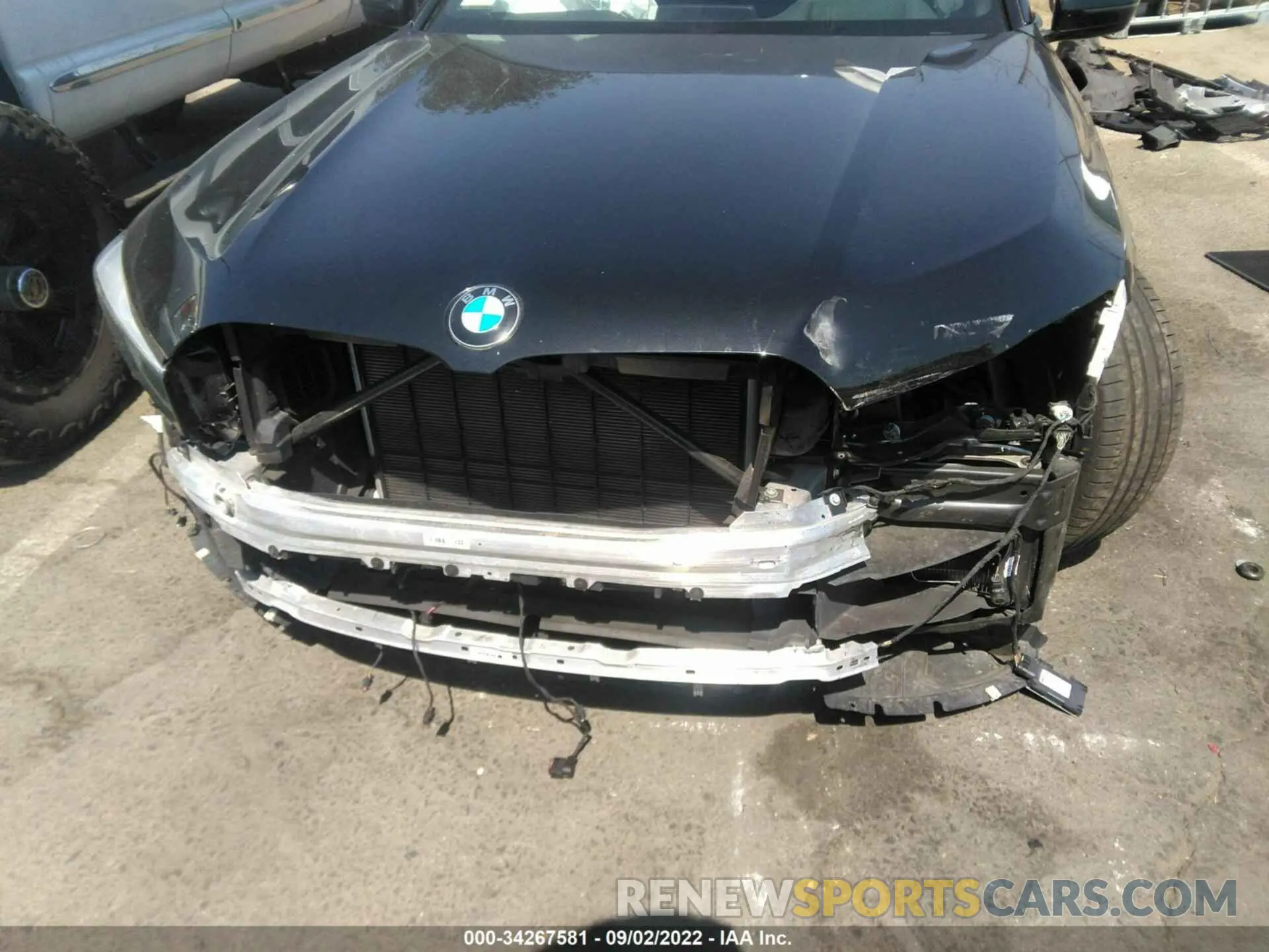 6 fotografías del automóvil dañado WBA7U2C0XNCJ24628 BMW 7 SERIES 2022