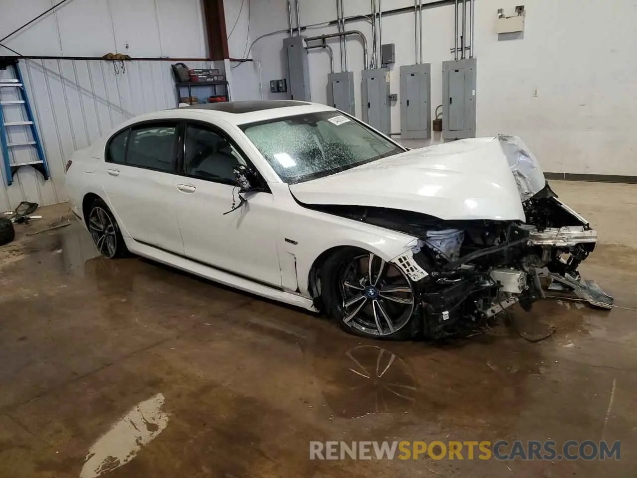 4 fotografías del automóvil dañado WBA7W4C08NCH89469 BMW 7 SERIES 2022