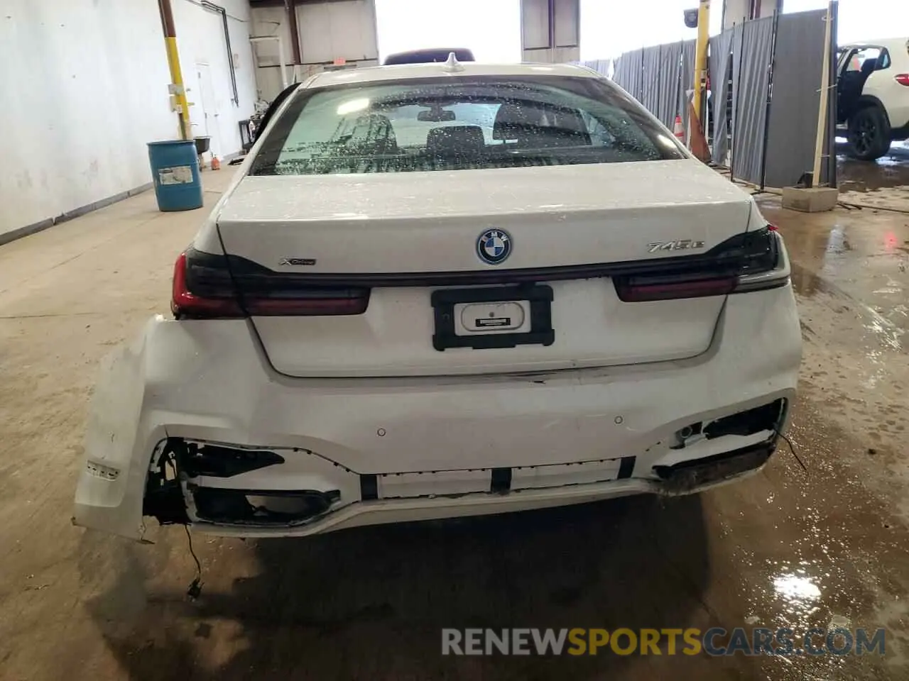 6 fotografías del automóvil dañado WBA7W4C08NCH89469 BMW 7 SERIES 2022