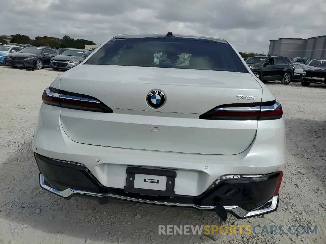 6 fotografías del automóvil dañado WBA23EH02PCM11374 BMW 7 SERIES 2023