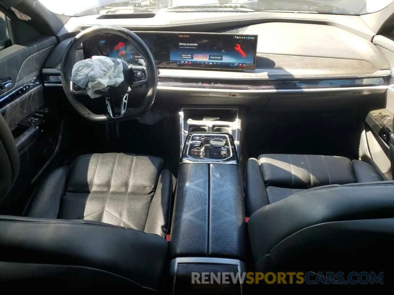 8 fotografías del automóvil dañado WBA23EH03PCN46346 BMW 7 SERIES 2023