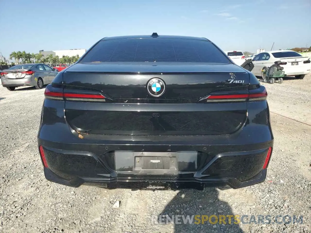 6 fotografías del automóvil dañado WBA23EH09PCM61561 BMW 7 SERIES 2023