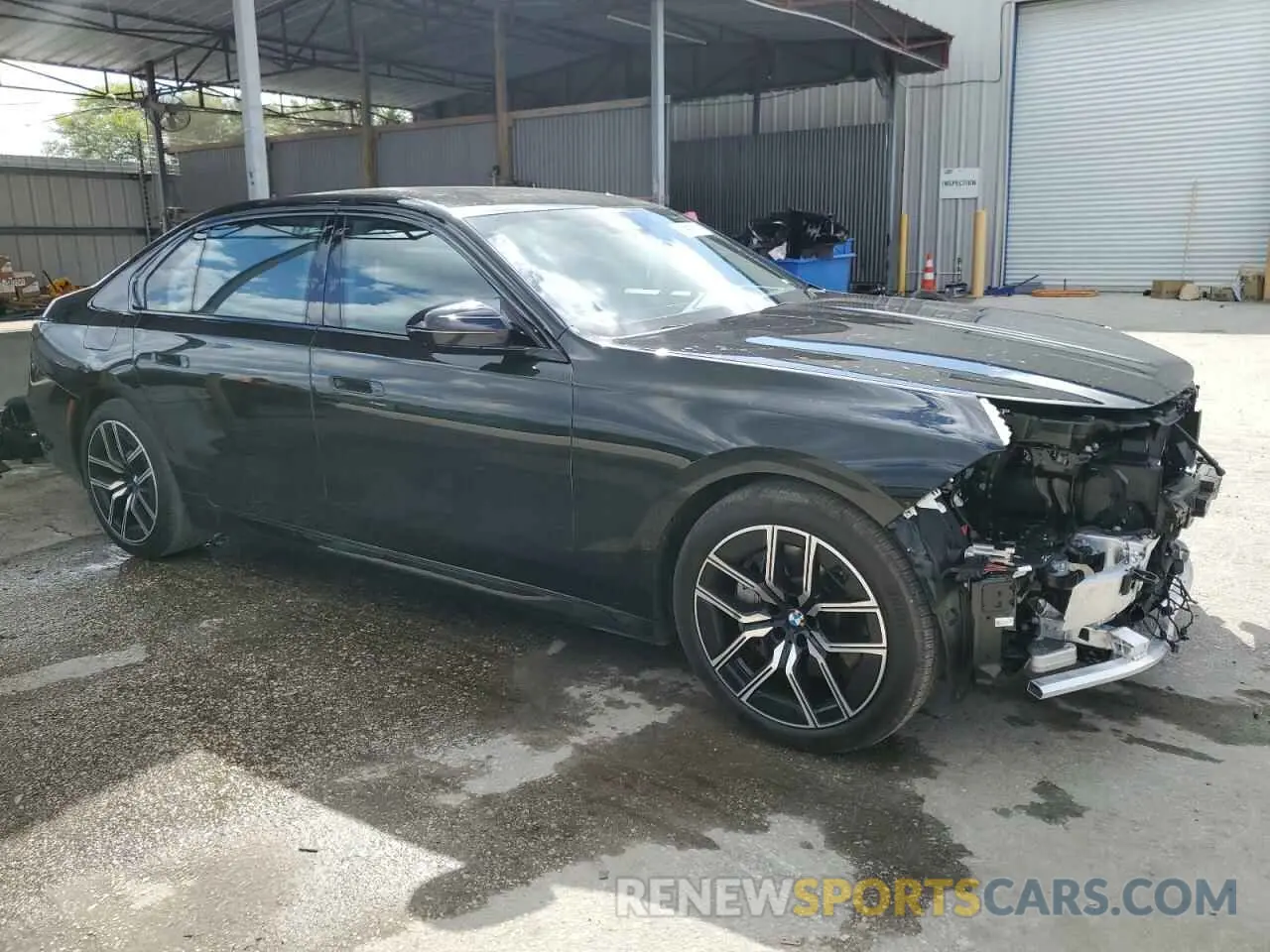 4 fotografías del automóvil dañado WBA33EH00SCU16683 BMW 7 SERIES 2025