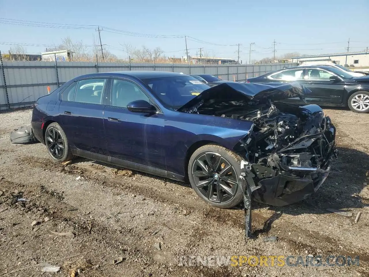 4 fotografías del automóvil dañado WBA33EH08SCU45591 BMW 7 SERIES 2025
