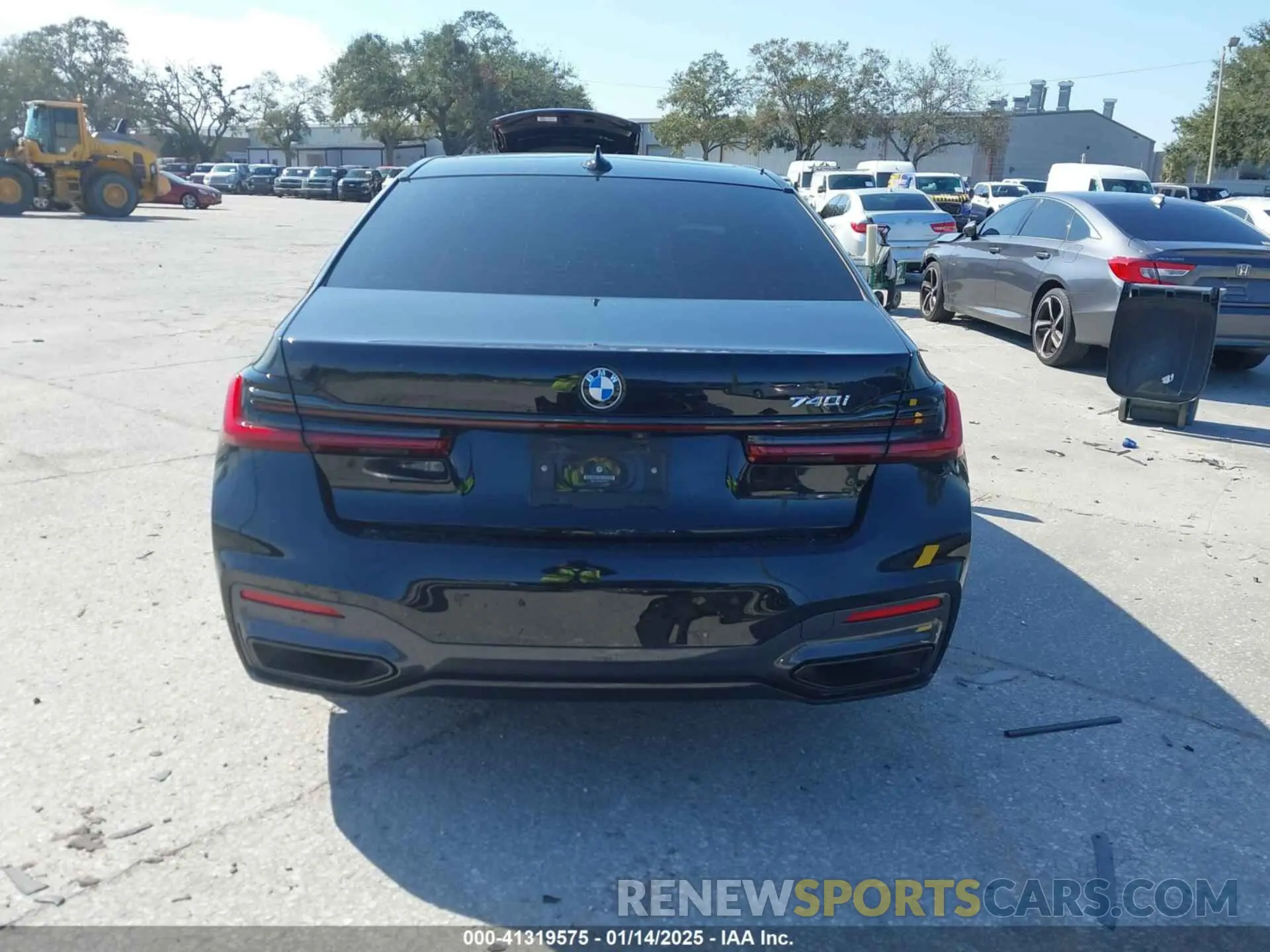 17 fotografías del automóvil dañado WBA7T2C04NCG89916 BMW 740 2022