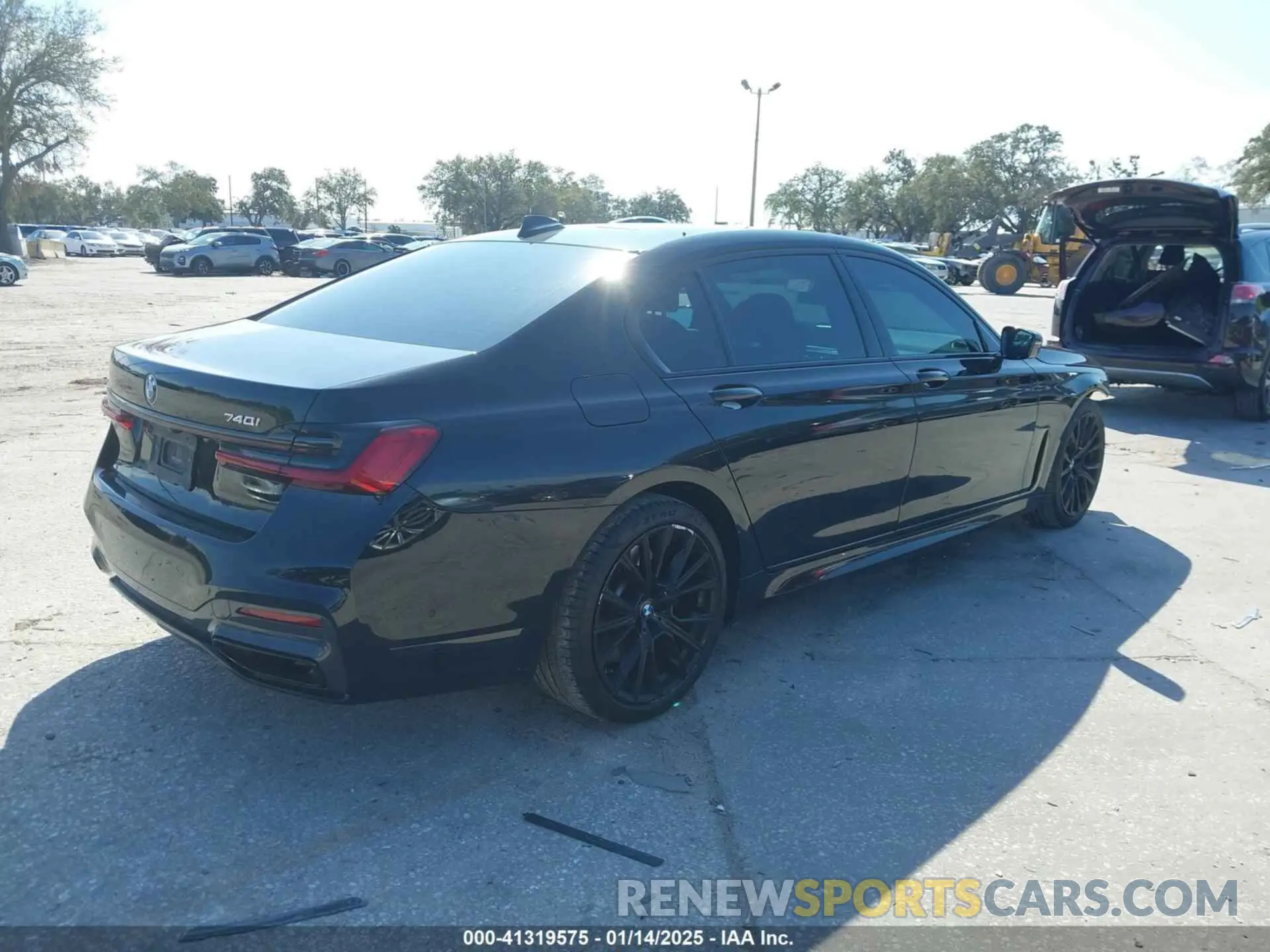 4 fotografías del automóvil dañado WBA7T2C04NCG89916 BMW 740 2022