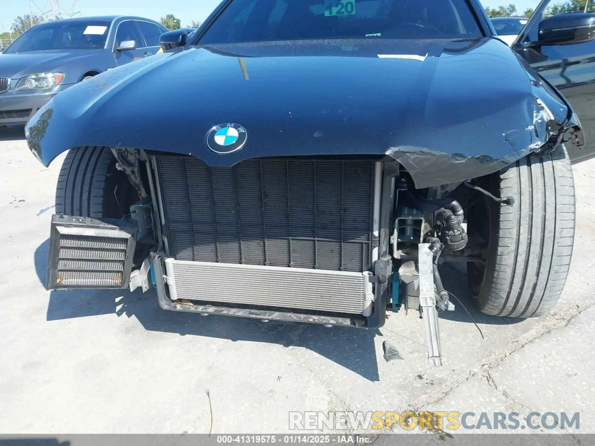6 fotografías del automóvil dañado WBA7T2C04NCG89916 BMW 740 2022