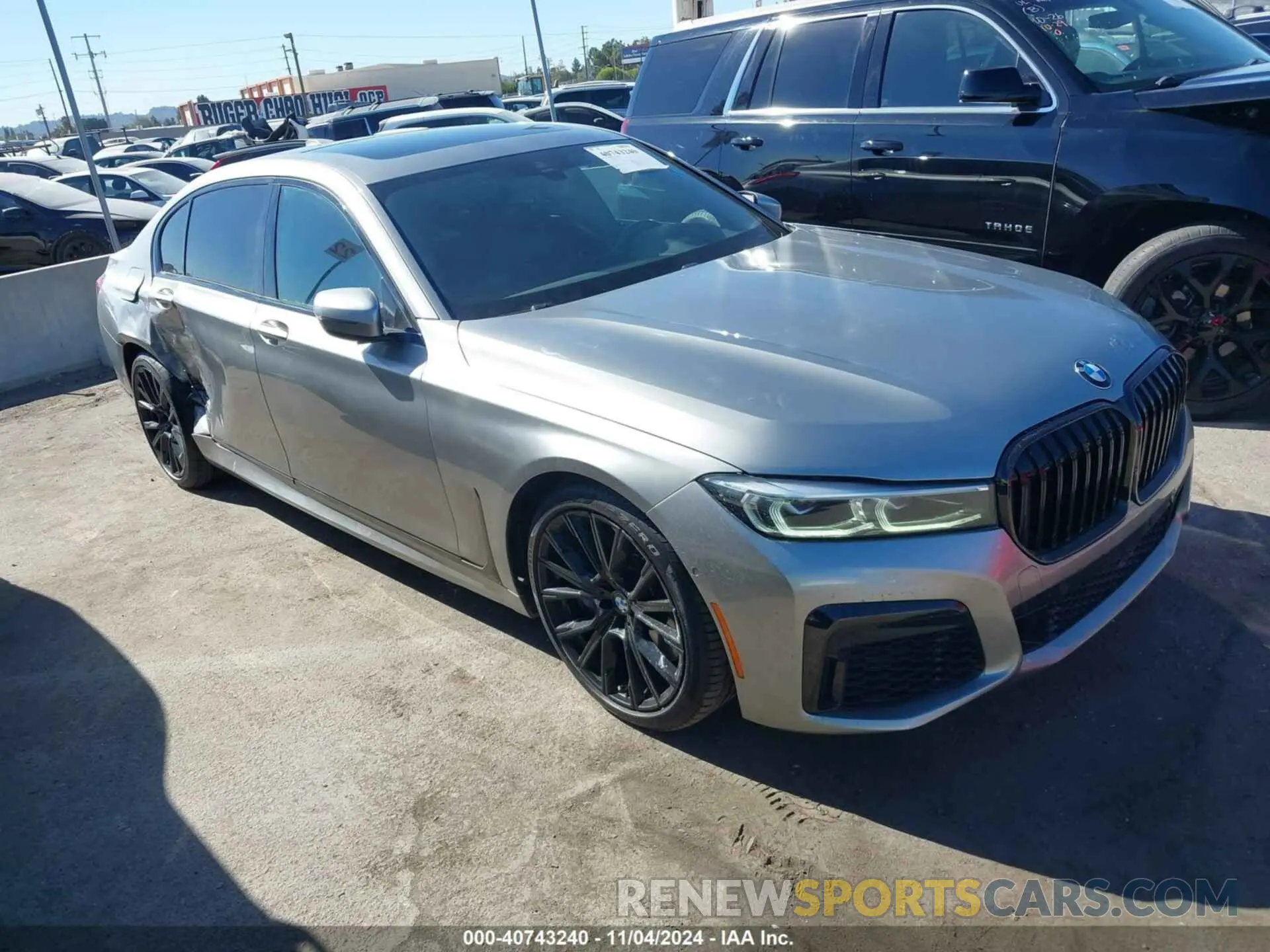 1 fotografías del automóvil dañado WBA7T2C08NCH67971 BMW 740 2022